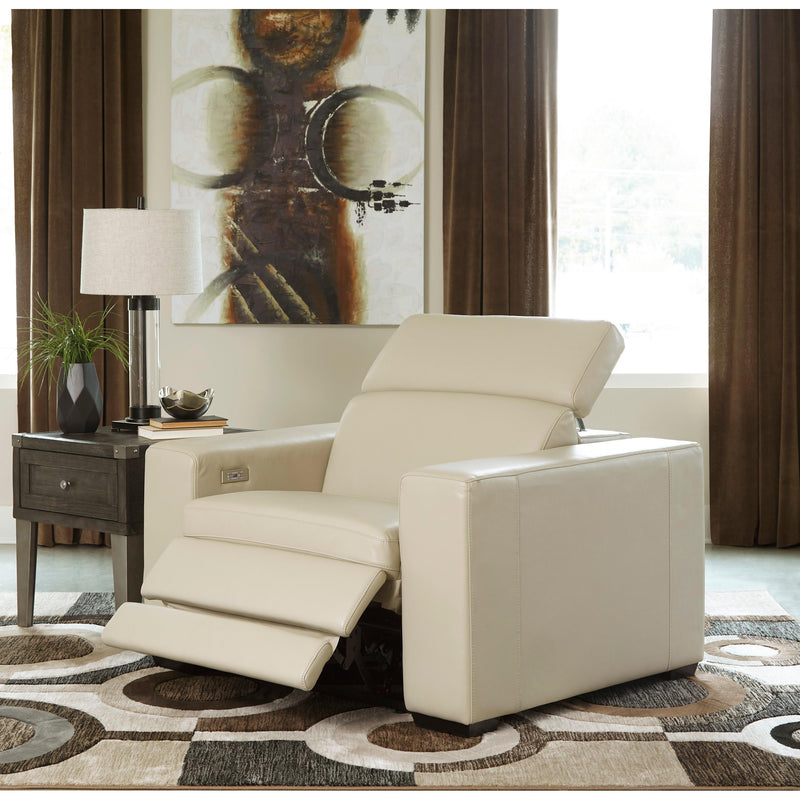 Signature Design by Ashley Texline Power Leather Match Recliner U5960413 IMAGE 12