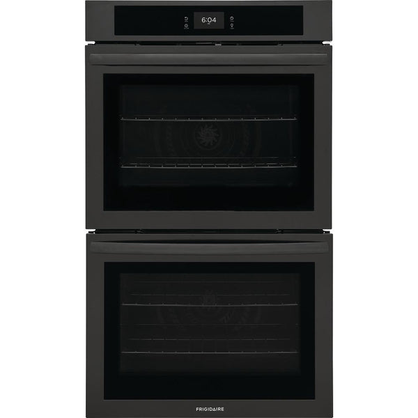 Frigidaire 30-inch Double Electric Wall Oven with Fan Convection FCWD3027AB IMAGE 1