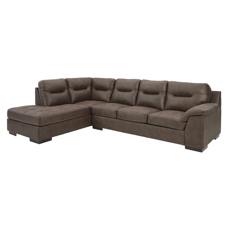 Signature Design by Ashley Maderla Leather Look 2 pc Sectional 6200216/6200267 IMAGE 1