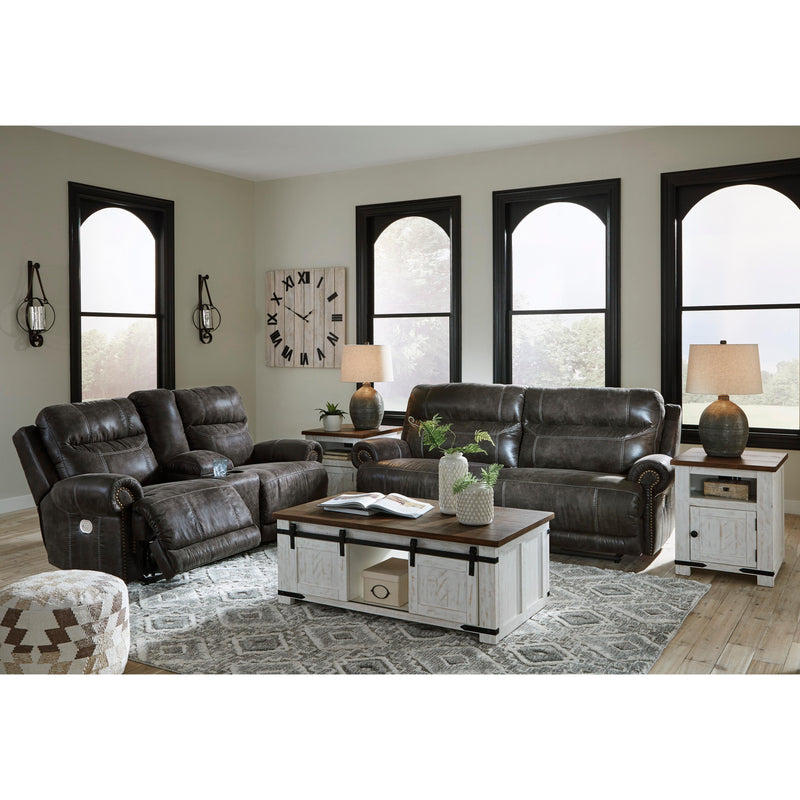 Signature Design by Ashley Grearview Power Reclining Leather Look Loveseat 6500518 IMAGE 14