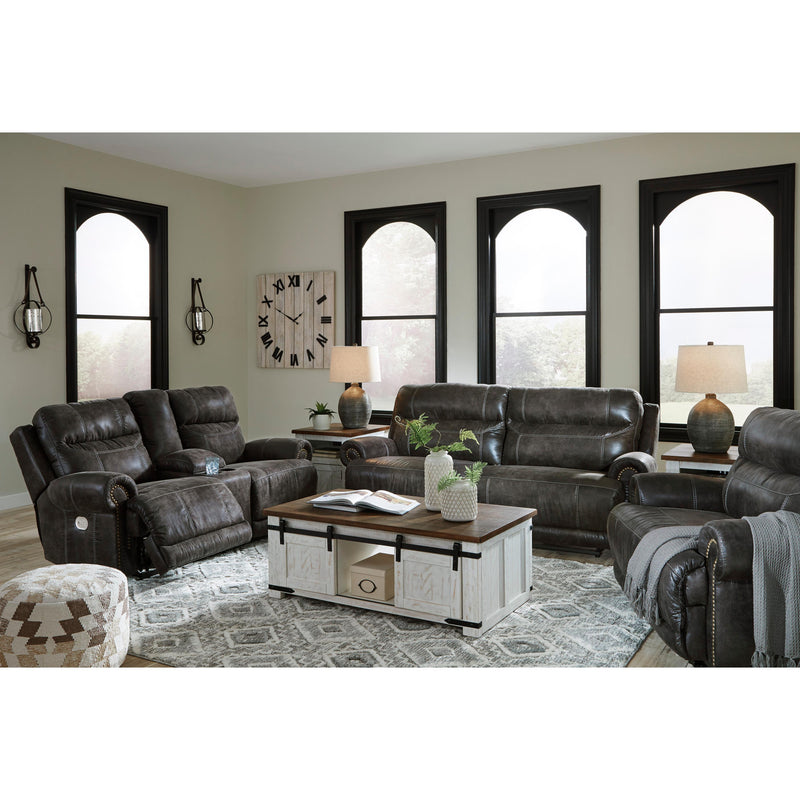 Signature Design by Ashley Grearview Power Reclining Leather Look Loveseat 6500518 IMAGE 15