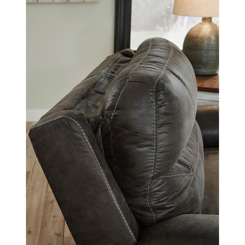 Signature Design by Ashley Grearview Power Reclining Leather Look Loveseat 6500518 IMAGE 7