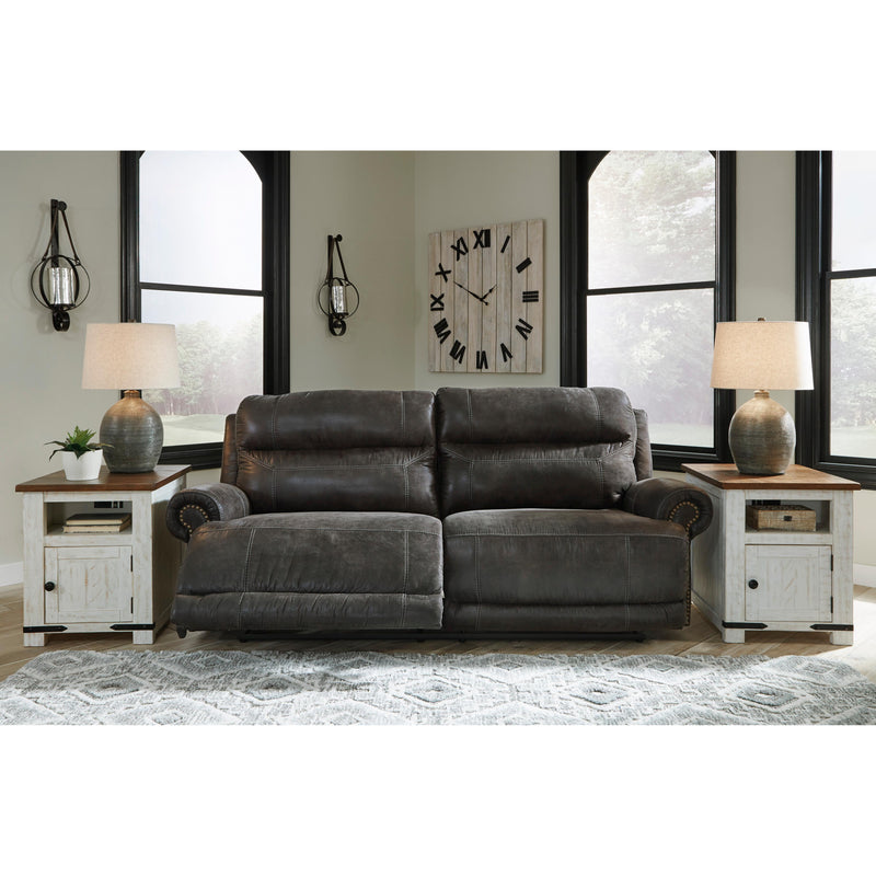Signature Design by Ashley Grearview Power Reclining Leather Look Sofa 6500547 IMAGE 5