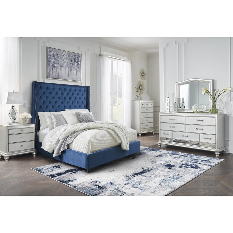 Signature Design by Ashley Coralayne Queen Upholstered Platform Bed B650-177/B650-174 IMAGE 7