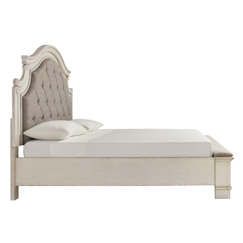 Signature Design by Ashley Realyn Queen Upholstered Panel Bed B743-57/B743-54S/B743-196 IMAGE 3