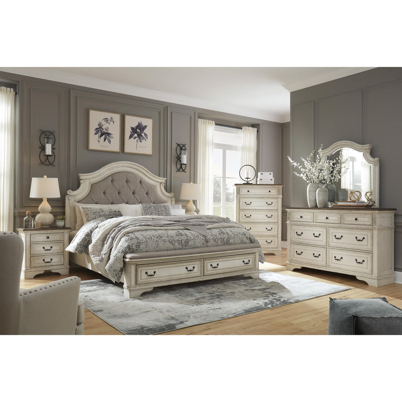 Signature Design by Ashley Realyn Queen Upholstered Panel Bed B743-57/B743-54S/B743-196 IMAGE 8