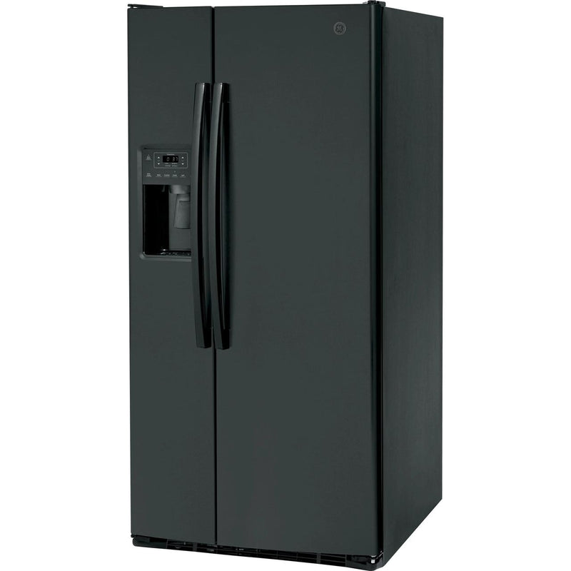 GE 33-inch, 23 cu. ft. Side-By-Side Refrigerator with Dispenser GSS23GGPBB IMAGE 6