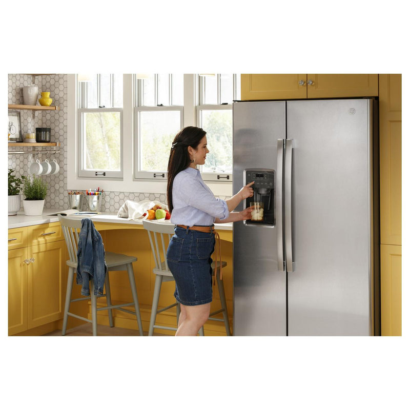 GE 33-inch, 23 cu. ft. Side-By-Side Refrigerator with Dispenser GSS23GYPFS IMAGE 14