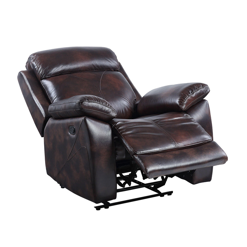 Acme Furniture Perfiel Leather Recliner LV00068 IMAGE 3
