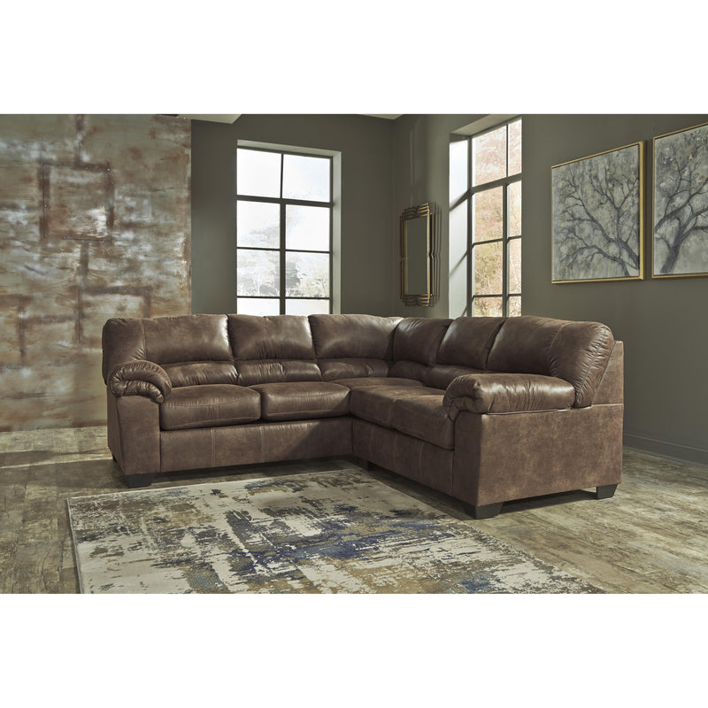 Signature Design by Ashley Bladen Leather Look 2 pc Sectional 1202066/1202056 IMAGE 2
