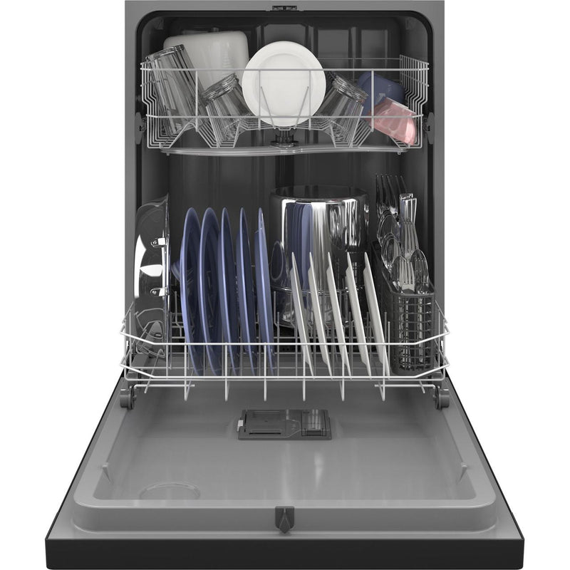 GE 24-inch Built-in Dishwasher with Hard Food Disposer GDF450PGRBB IMAGE 3