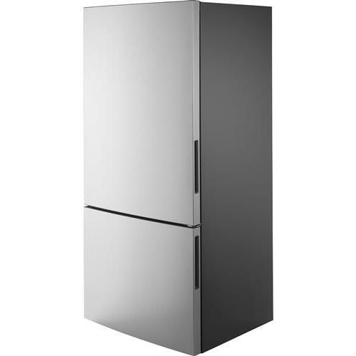 GE 32-inch, 17.7 cu.ft. Counter-Depth Bottom Freezer Refrigerator with LED Lighting GBE17HYRFS IMAGE 3