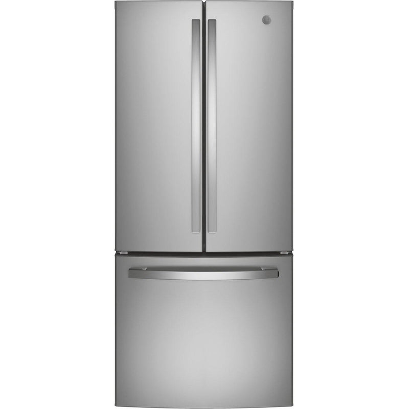 GE 30-inch, 20.8 cu.ft. Freestanding French 3-Door Refrigerator with Interior Ice Maker GNE21FYKFS IMAGE 1