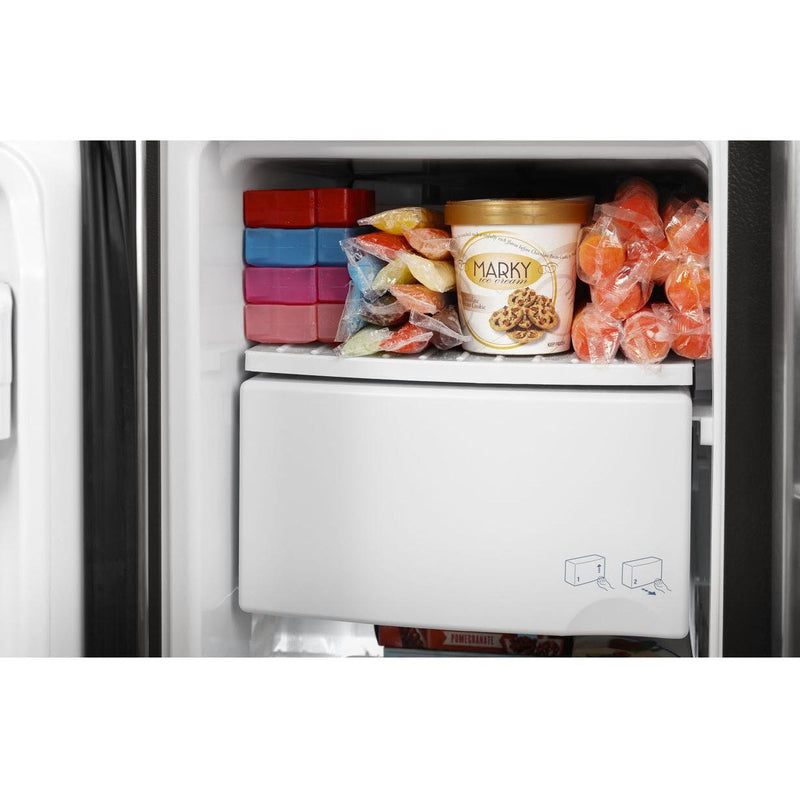 GE 36-inch 25.3 cu.ft. Freestanding Side-by-Side Refrigerator with LED Lighting GSE25GGPWW IMAGE 11