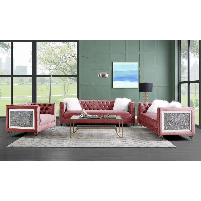 Acme Furniture Heibero II Stationary Fabric Loveseat LV00328 IMAGE 5