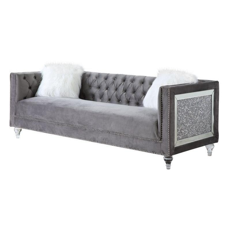 Acme Furniture Heibero II Stationary Fabric Sofa LV00330 IMAGE 1