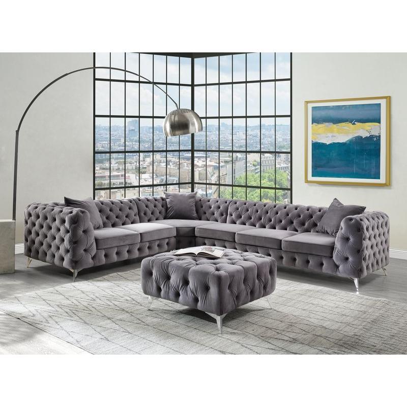 Acme Furniture Wugtyx Fabric 3 pc Sectional LV00335 IMAGE 5