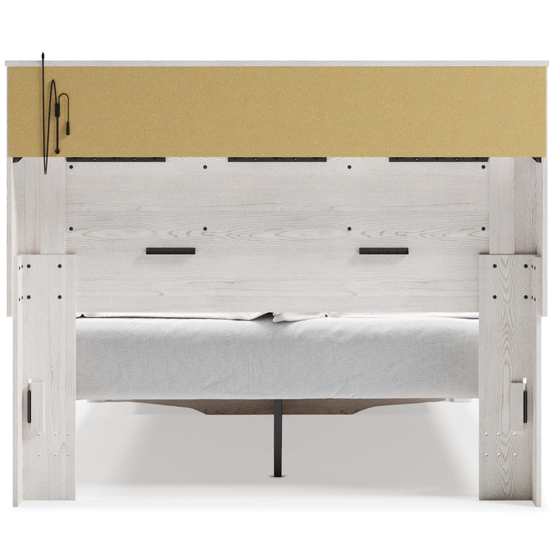 Signature Design by Ashley Altyra Queen Upholstered Bookcase Bed with Storage B2640-65/B2640-54S/B2640-95/B100-13 IMAGE 4