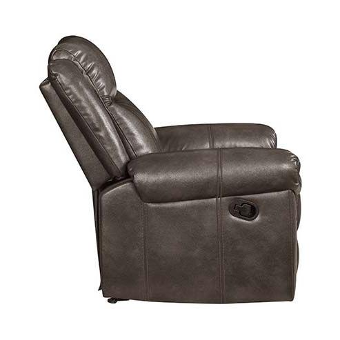 Acme Furniture Lydia Reclining Leather Air Loveseat LV00655 IMAGE 4