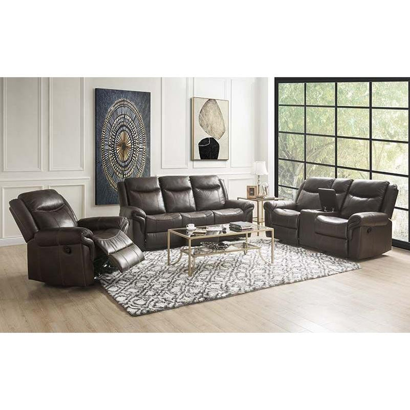 Acme Furniture Lydia Reclining Leather Air Loveseat LV00655 IMAGE 7