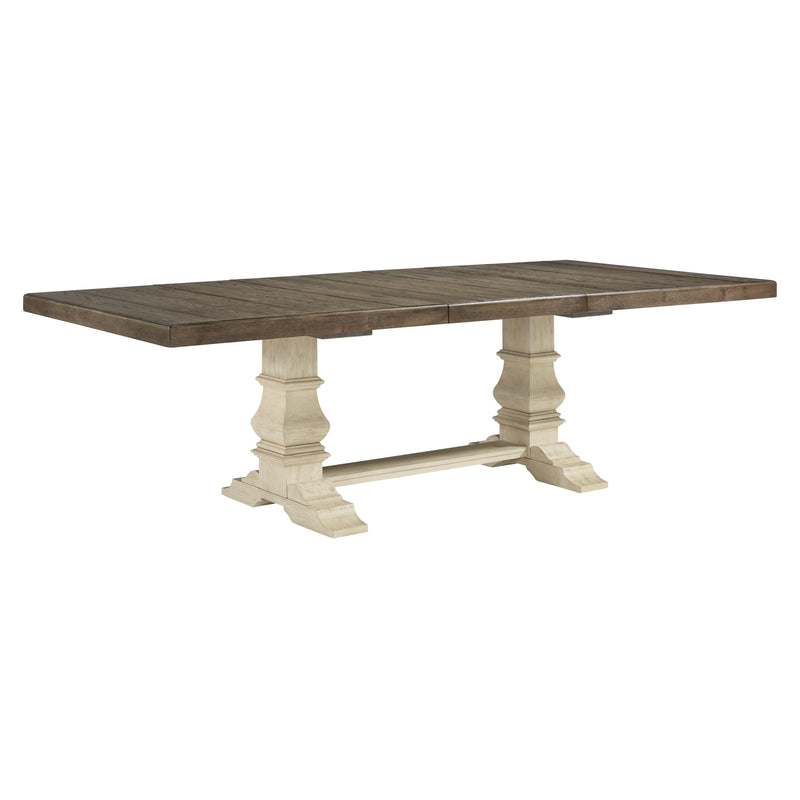Signature Design by Ashley Bolanburg Dining Table with Trestle Base D647-55T/D647-55B IMAGE 1
