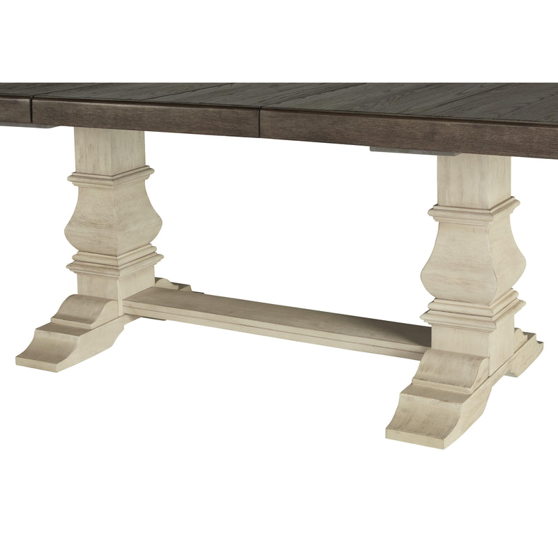 Signature Design by Ashley Bolanburg Dining Table with Trestle Base D647-55T/D647-55B IMAGE 4