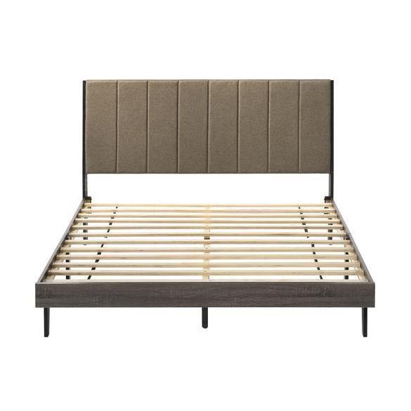 Acme Furniture Valdemar Queen Upholstered Panel Bed BD00571Q IMAGE 2