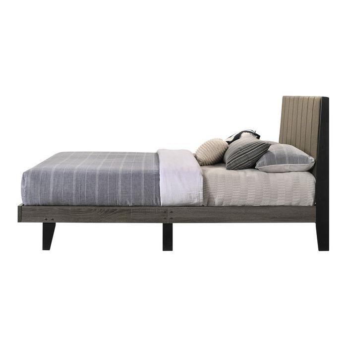 Acme Furniture Valdemar Queen Upholstered Panel Bed BD00571Q IMAGE 3