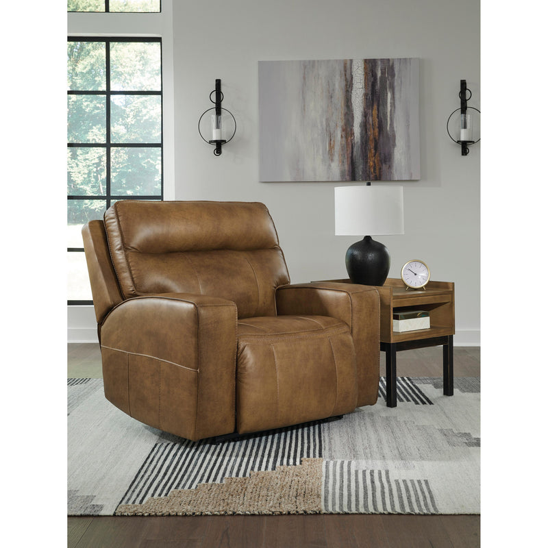 Signature Design by Ashley Game Plan Power Leather Recliner U1520682 IMAGE 6