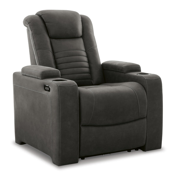 Signature Design by Ashley Soundcheck Power Leather Look Recliner 3060613 IMAGE 1