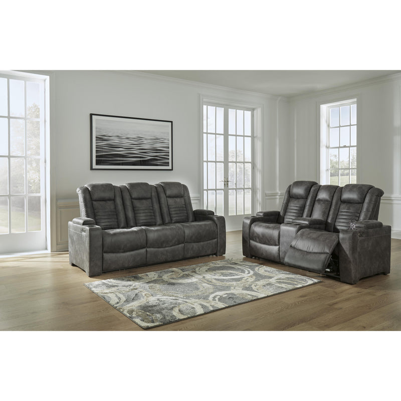 Signature Design by Ashley Soundcheck Power Reclining Leather Look Loveseat 3060618 IMAGE 17