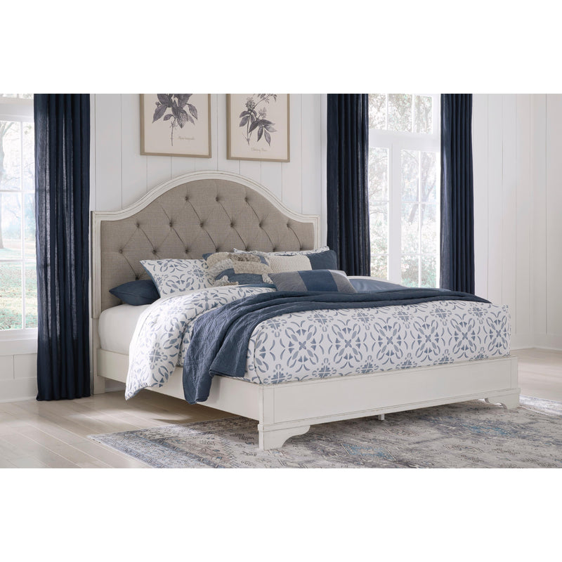 Signature Design by Ashley Brollyn Queen Upholstered Panel Bed B773-57/B773-54 IMAGE 5