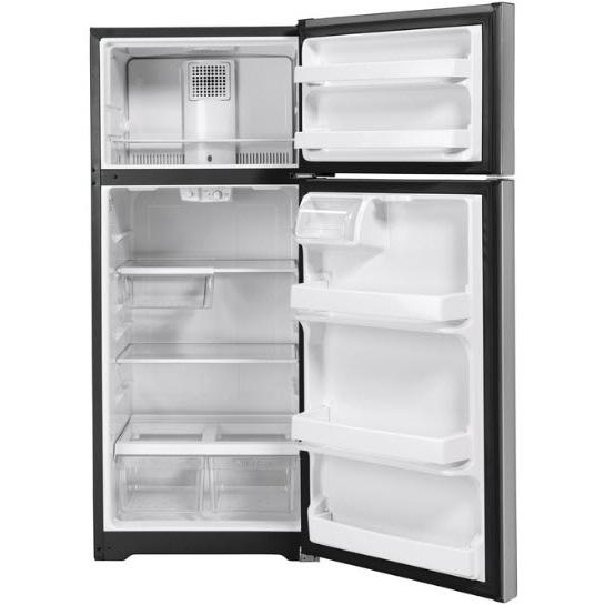 GE 28-inch, 17.5 cu. ft. Freestanding Top Freezer Refrigerator GTS18HYNRFS IMAGE 3