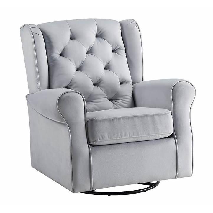 Acme Furniture Zeger Swivel Fabric Chair LV00924 IMAGE 1