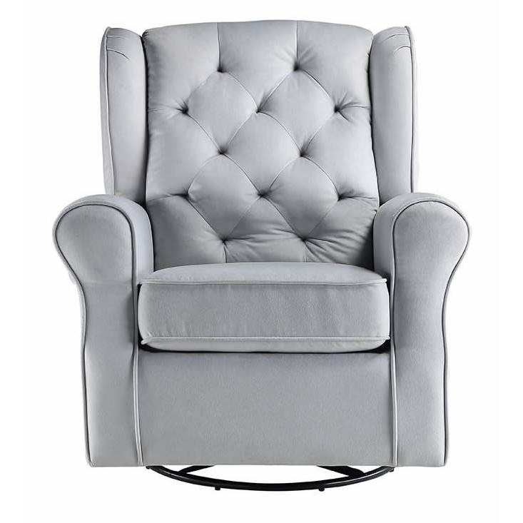 Acme Furniture Zeger Swivel Fabric Chair LV00924 IMAGE 2