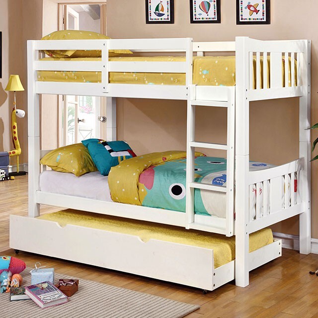 Furniture of America Kids Beds Bunk Bed CM-BK929WH-BED-VN IMAGE 2