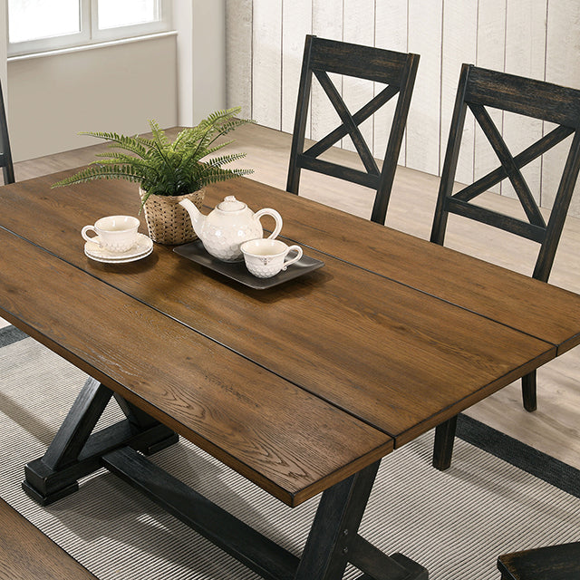 Furniture of America Yensley Dining Table CM3167A-T IMAGE 3