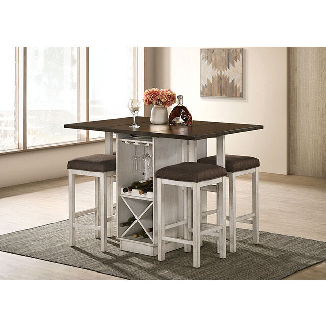 Furniture of America Bingham Counter Height Dining Table CM3168BR-PT IMAGE 2