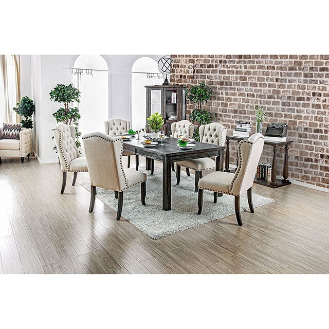 Furniture of America Sania Dining Table CM3324BK-T-84-VN IMAGE 2