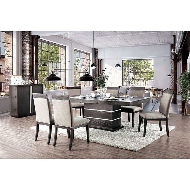 Furniture of America modoc Dining Table CM3337T-TABLE IMAGE 2