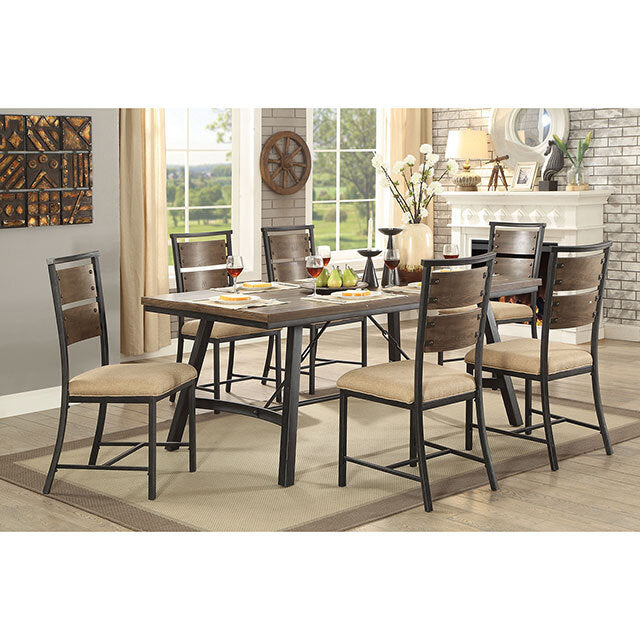 Furniture of America Marybeth Dining Table CM3572T IMAGE 2