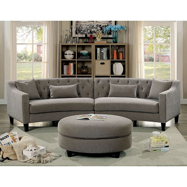 Furniture of America Sarin Fabric Sectional CM6370-SECTIONAL IMAGE 1