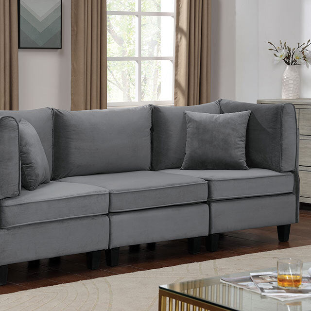 Furniture of America Sandrine Stationary Fabric Sofa CM6499-SF IMAGE 1