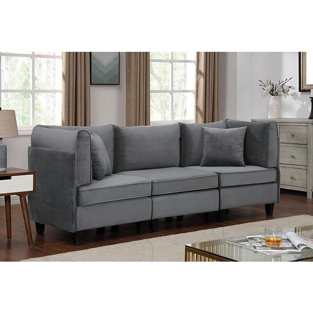 Furniture of America Sandrine Stationary Fabric Sofa CM6499-SF IMAGE 2