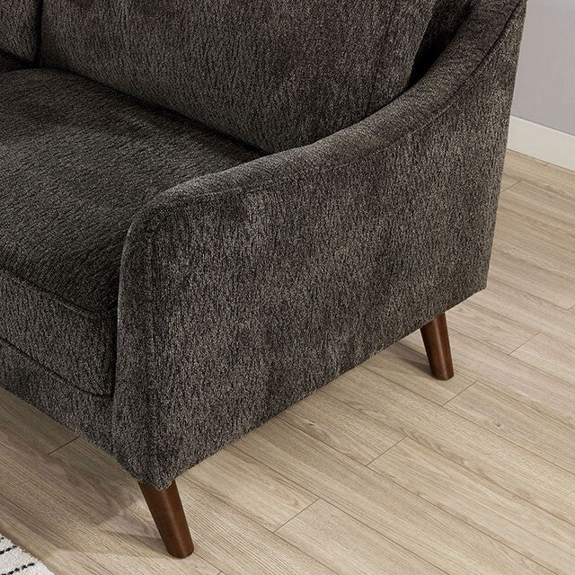 Furniture of America Maxime Stationary Fabric Sofa CM6971DG-SF IMAGE 3