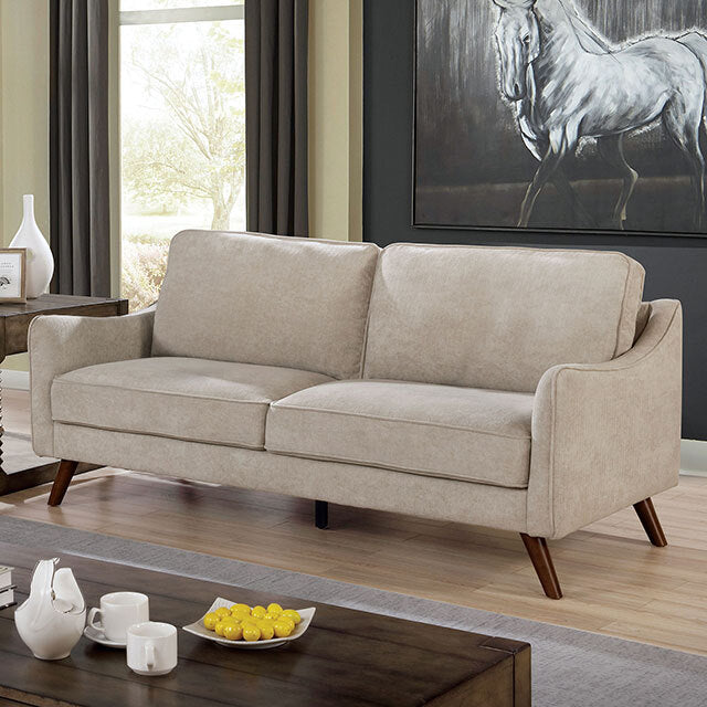Furniture of America Maxime Stationary Fabric Sofa CM6971LG-SF IMAGE 1