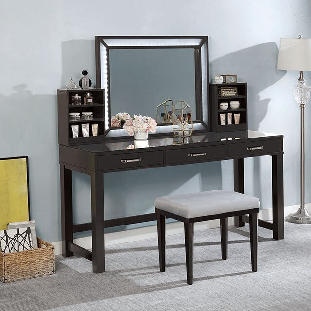 Furniture of America Stephanie Vanity Set FOA-DK5685DG-PK IMAGE 1
