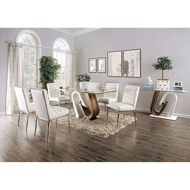 Furniture of America Cilegon Dining Table FOA3748T-TABLE IMAGE 2