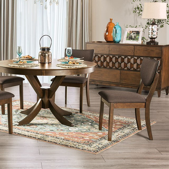 Furniture of America Round Marina Dining Table FOA3787RT-TABLE IMAGE 1