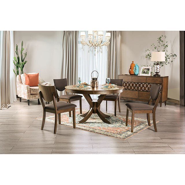 Furniture of America Round Marina Dining Table FOA3787RT-TABLE IMAGE 2